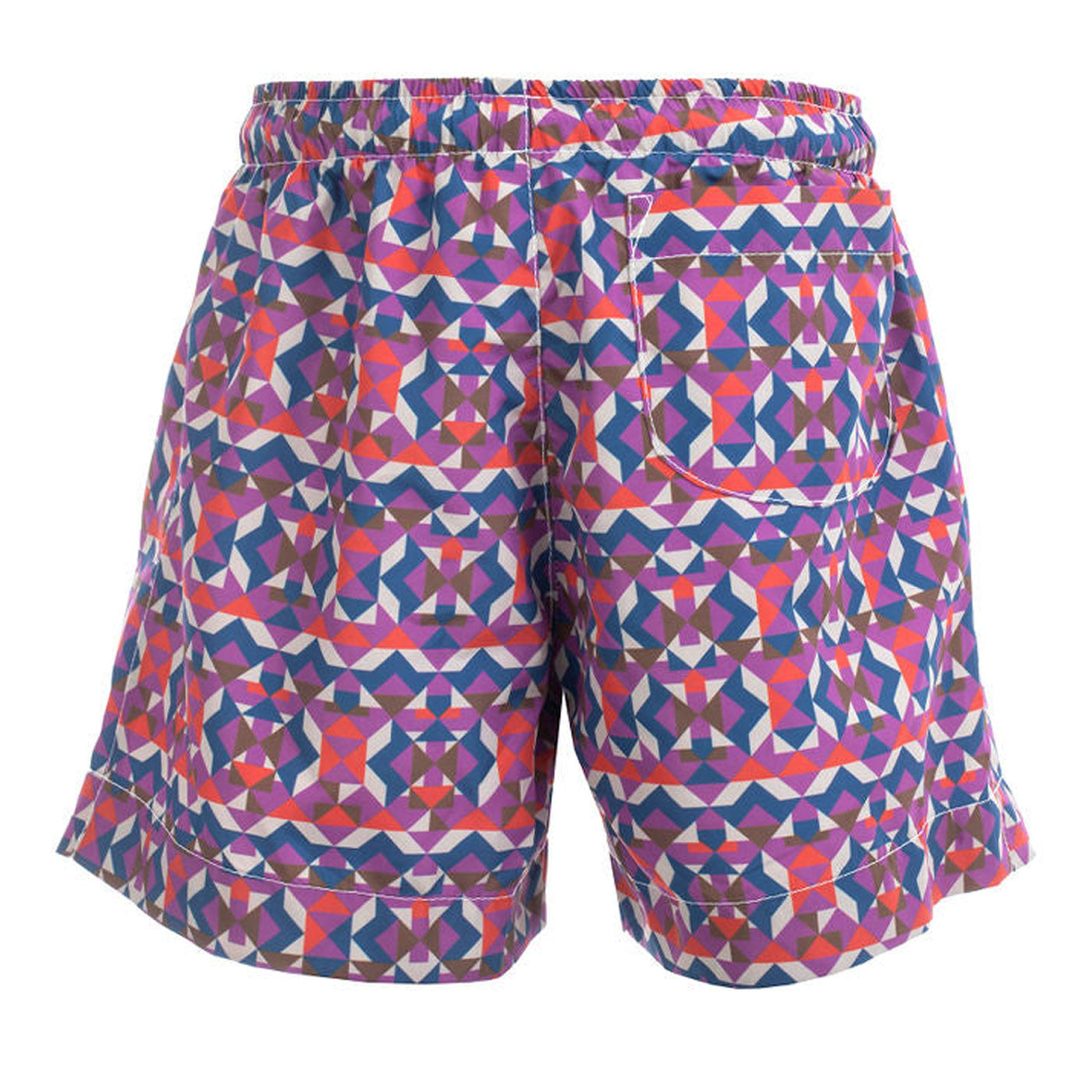 52A.GEO-PURPLE # Kids Swimshorts Geo Purple