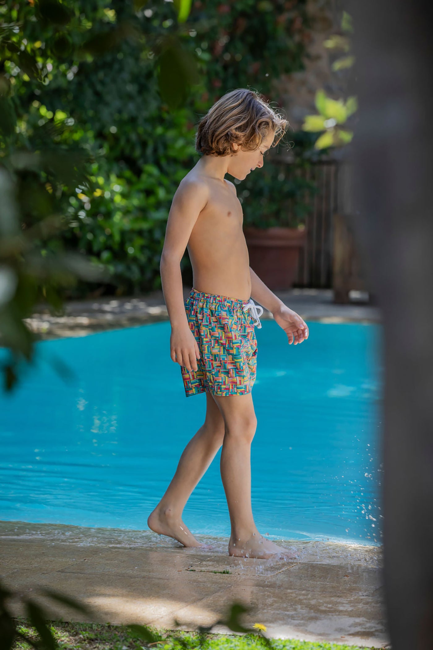 52A.ROPE # Kids Swimshorts Rope