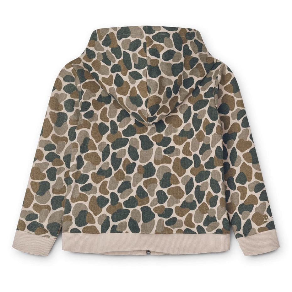 Παιδική Ζακέτα Φούτερ Camouflage / Green Multi Mix