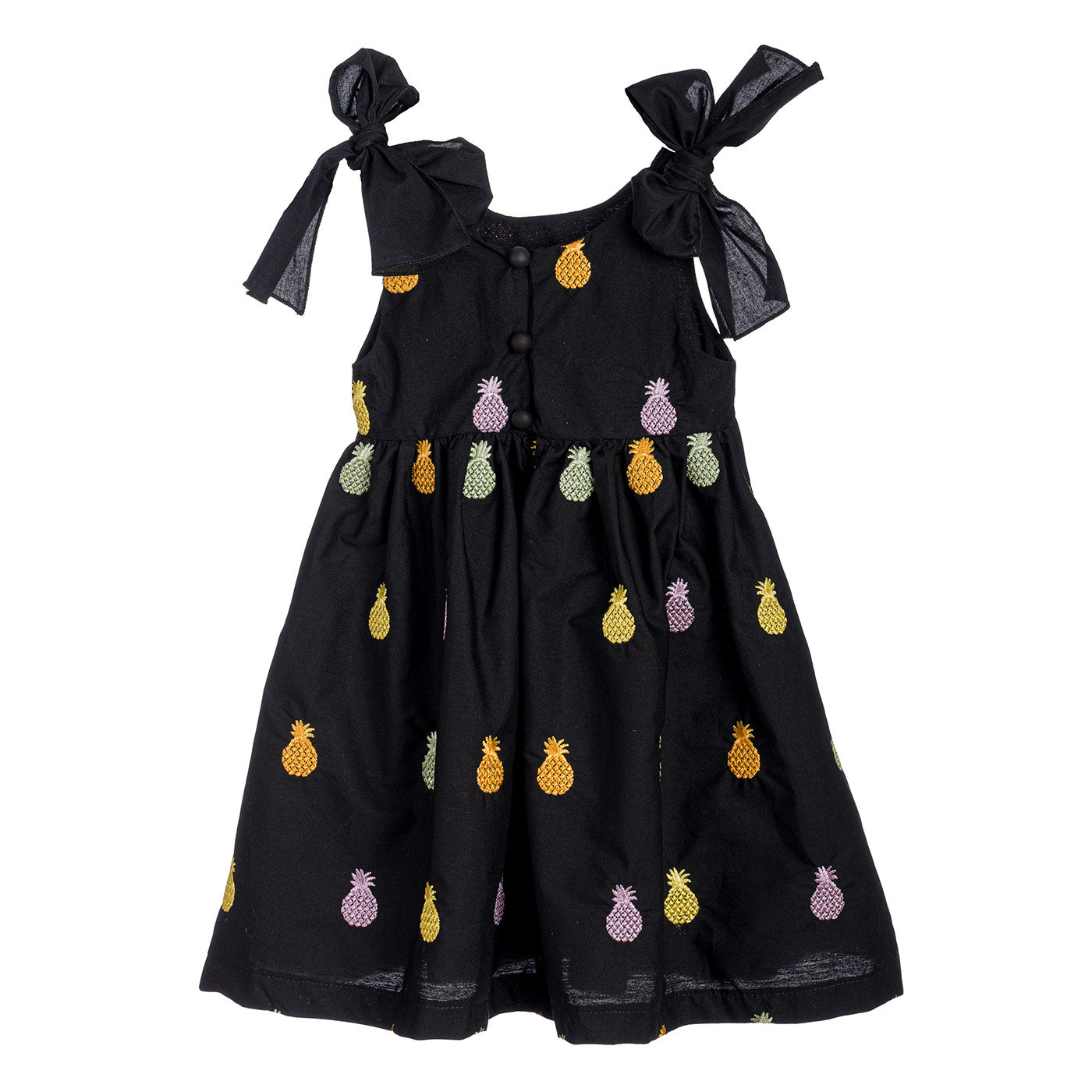 Βρεφικό Φόρεμα με Κεντημένους Ανανάδες