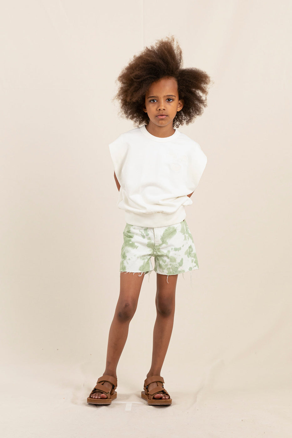 Παιδικό Σόρτς Cherryl Pistache Tie Dye