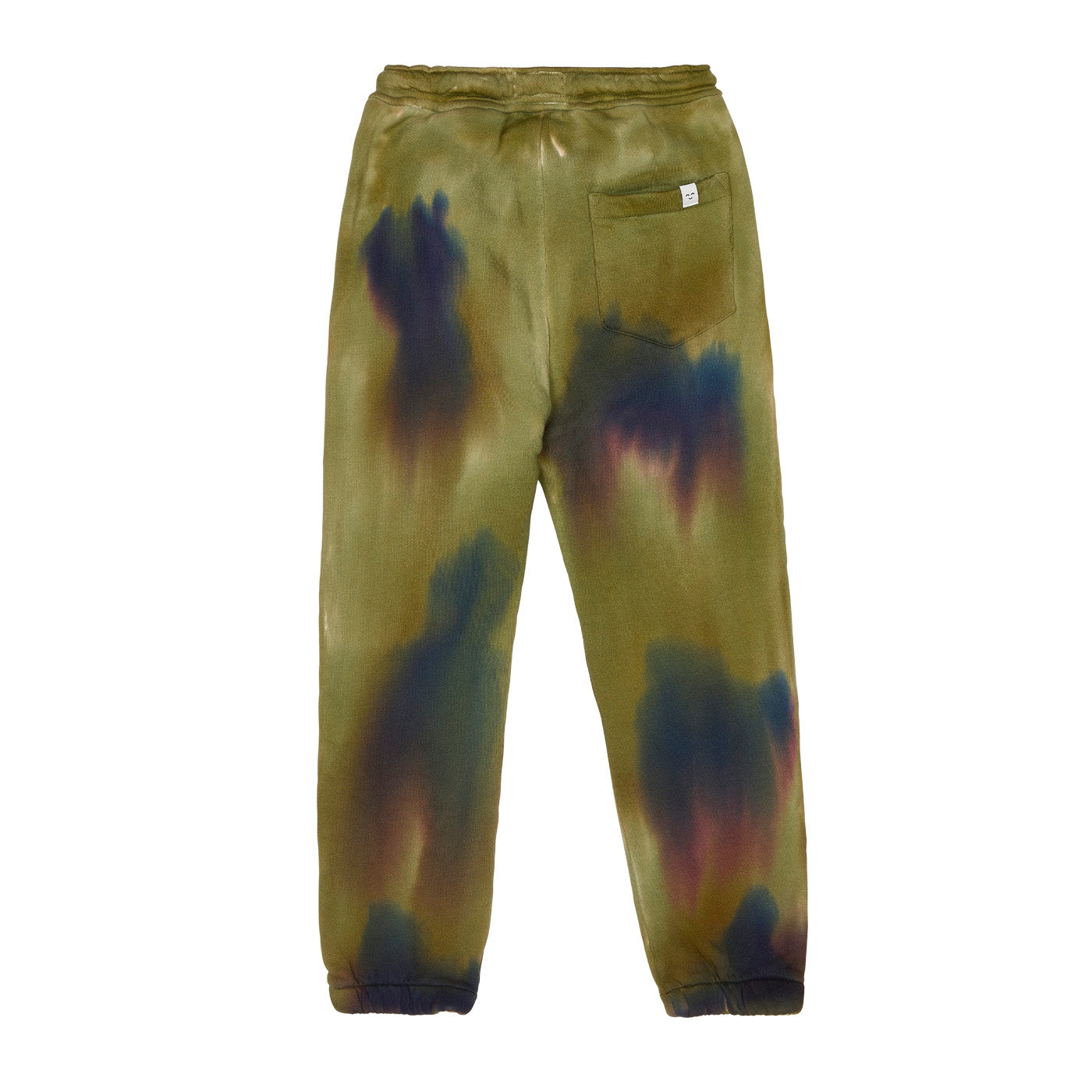 Παιδικό Παντελόνι Φόρμας Dark Olive Tie & Dye