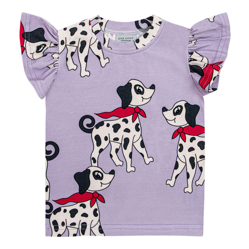 Παιδική Μπλούζα T-Shirt Dalmatian Purple