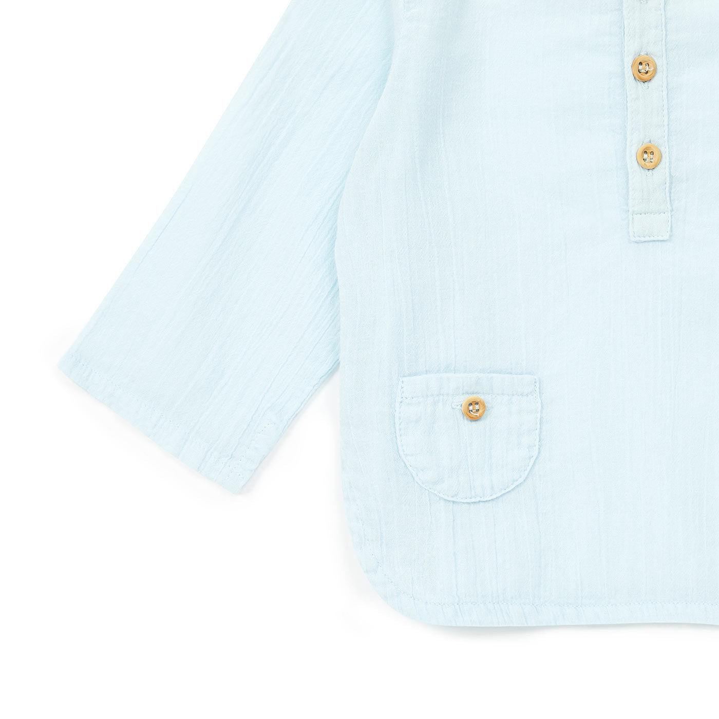 Βρεφικό Πουκάμισο Γαλάζιο