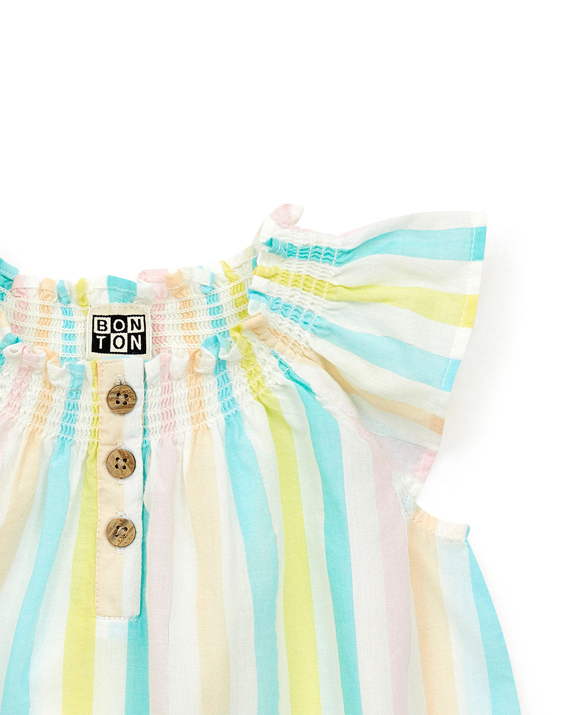 Βρεφική Ριγέ Μπλούζα Candy Pink