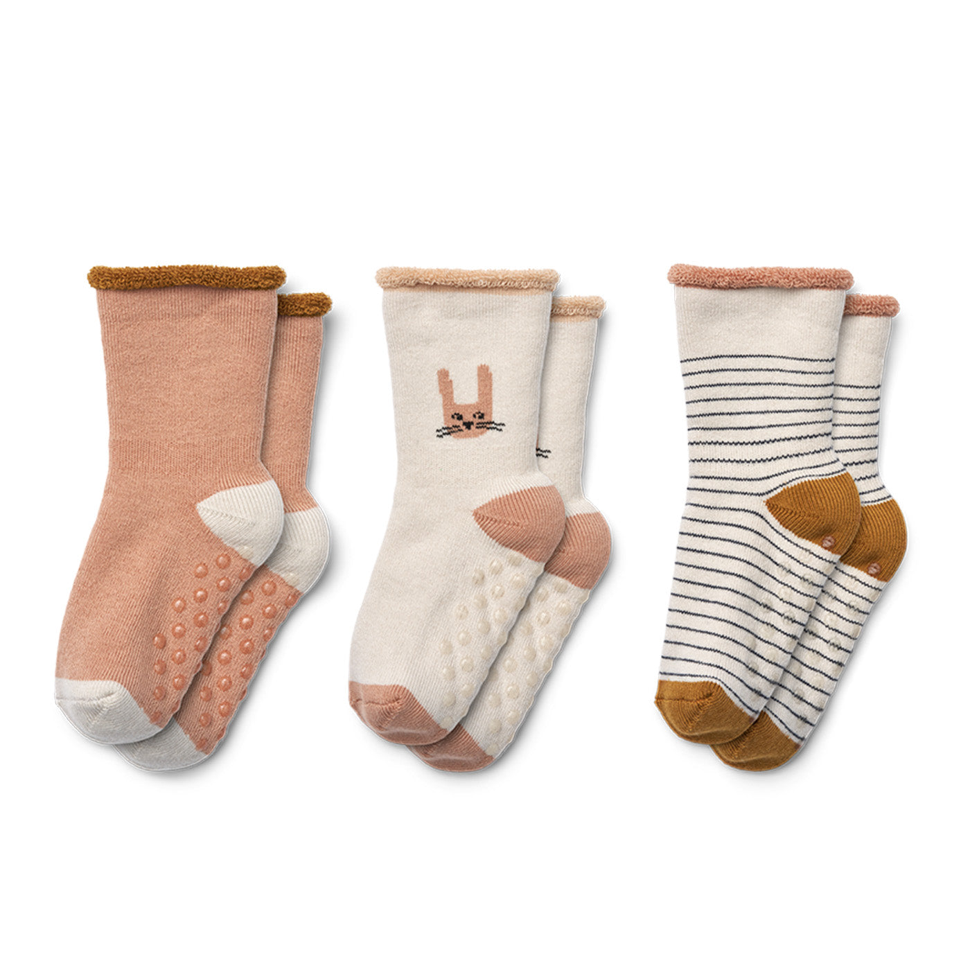 Σετ Βρεφικές Αντιολισθητικές Κάλτσες Bunny Sandy