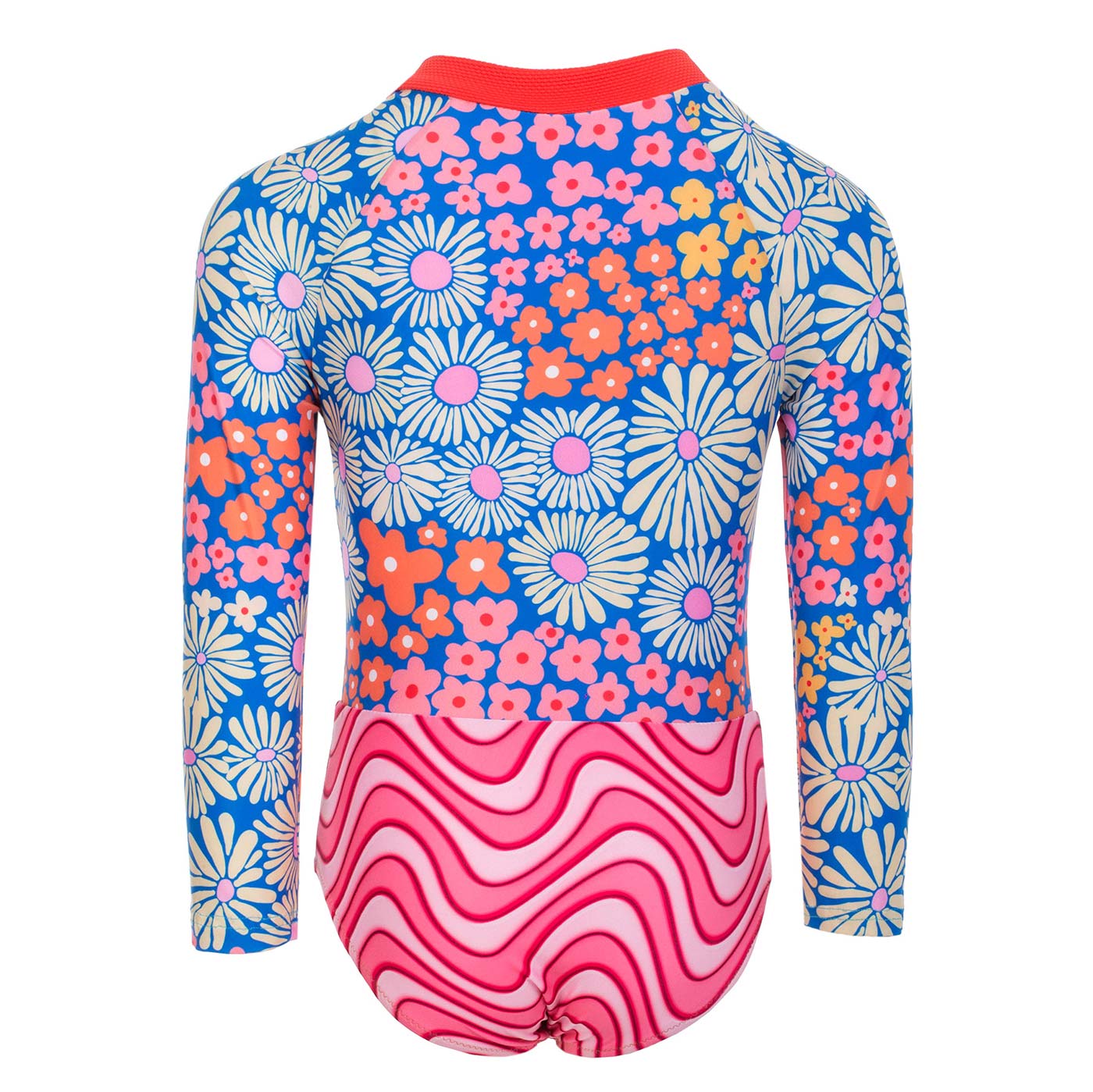 Παιδικό Μακρυμάνικο Μαγιώ Erica Floral Cherry