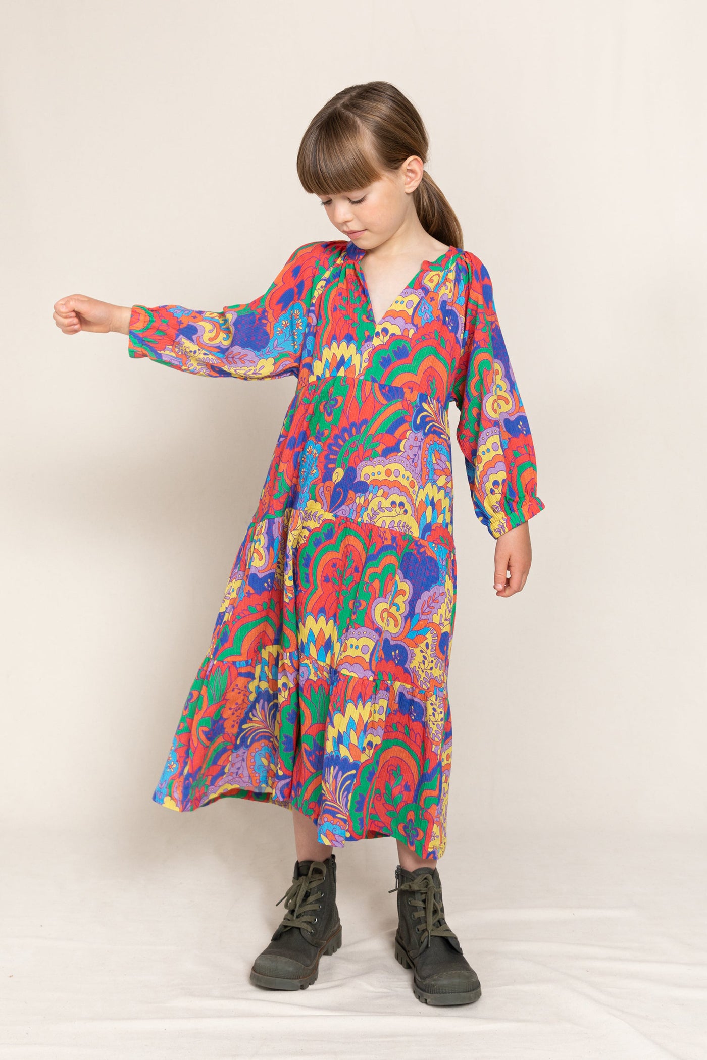 Παιδικό Μακρύ Φόρεμα Rosybeach Multi Power