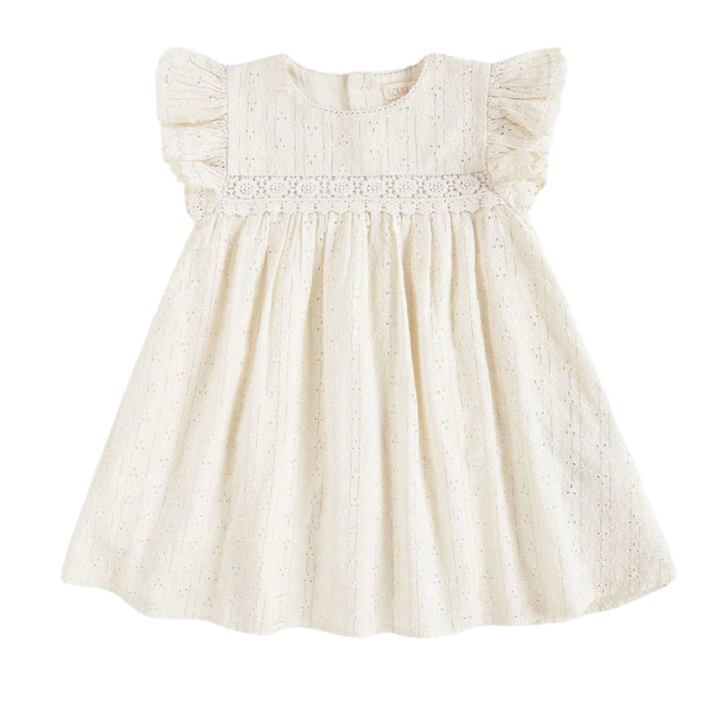 52A.FRI-S25-S0146 # Βρεφικό Φόρεμα Cream Shantiya