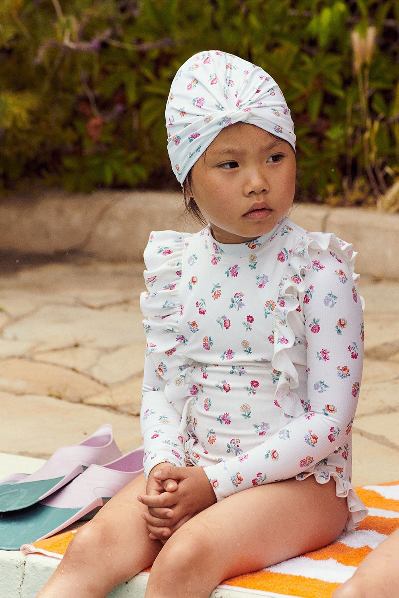 52A.GBC-S25-B0129 # Παιδικό Ολόσωμο Μαγιώ Aurelie White Felicita