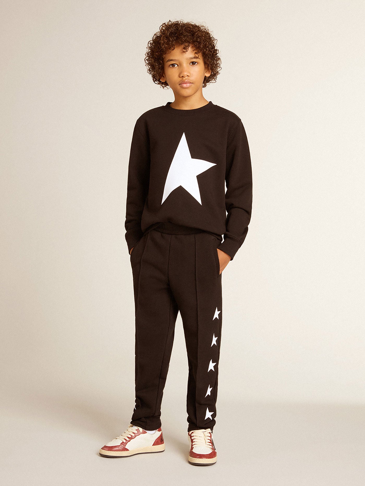 52A.GKP01271.0905.80203 # Kids Sweatshirt Big Star Black