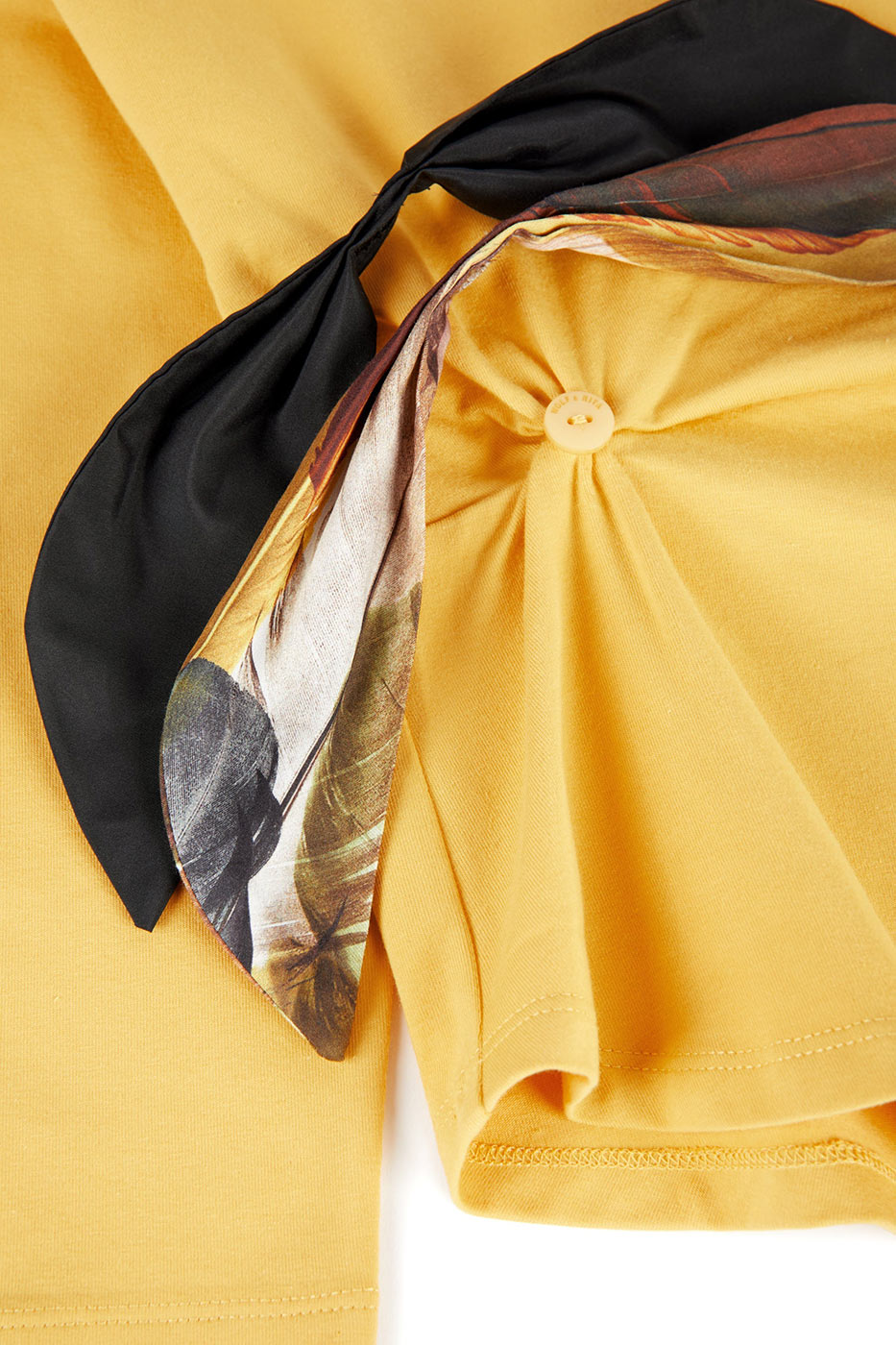 Παιδική Μακρυμάνικη Μπλούζα T-Shirt Guiomar Mostarda