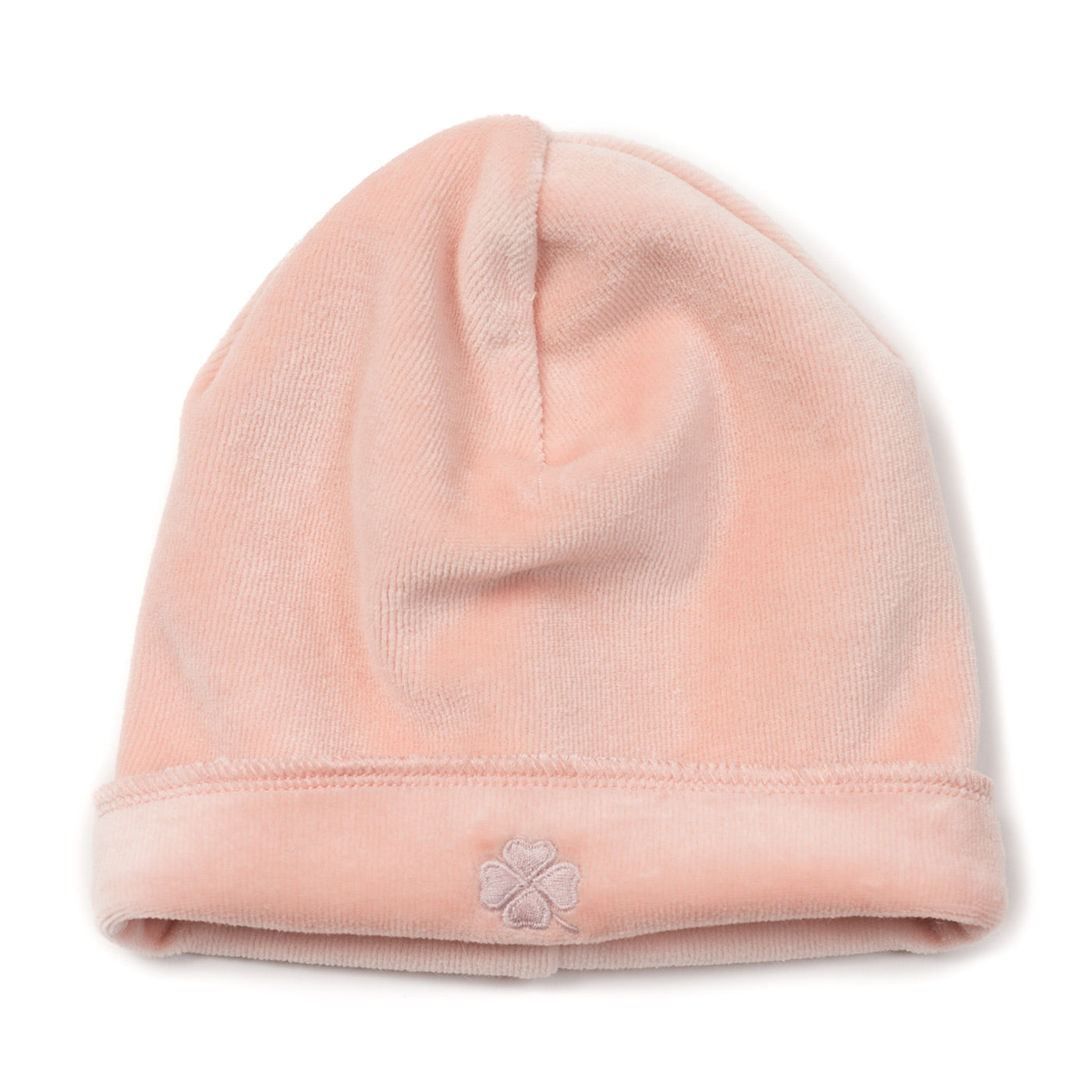 Βρεφικό Βελούδινο Σκουφί Ροζ