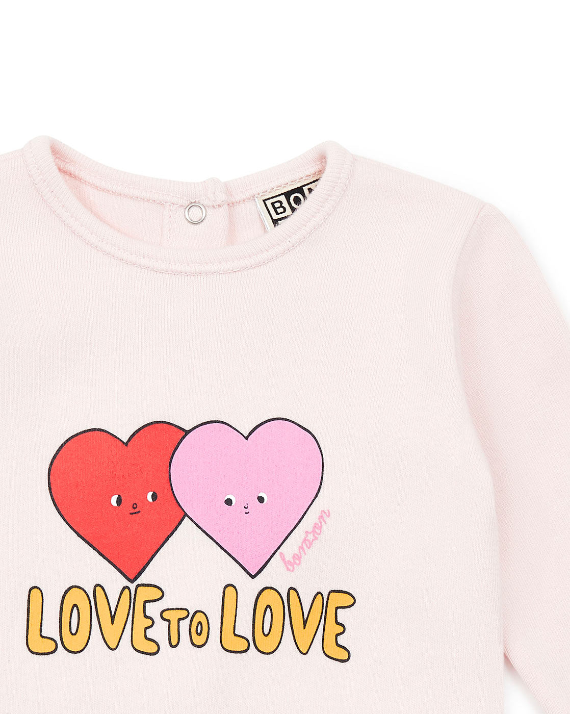 Βρεφικό Ολόσωμο Φορμάκι με Κλειστά Πόδια Love to Love