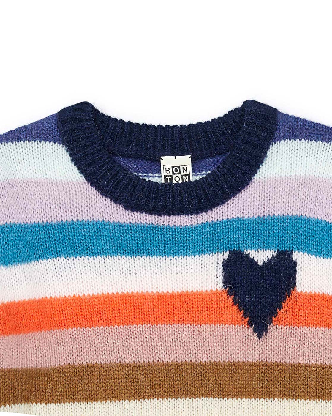 Παιδικό Πουλόβερ Stripes Heart