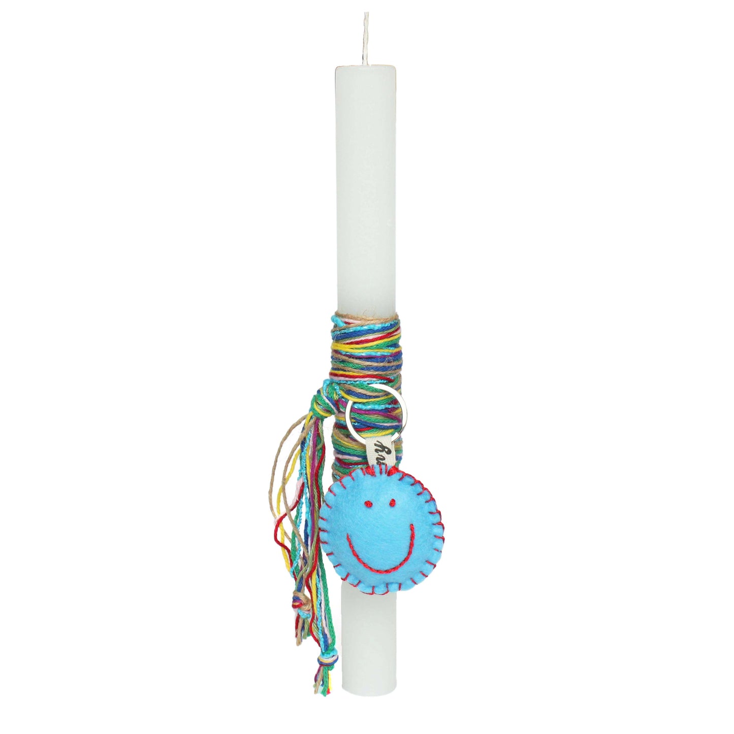 Λαμπάδα Μπρελόκ Smile Blue