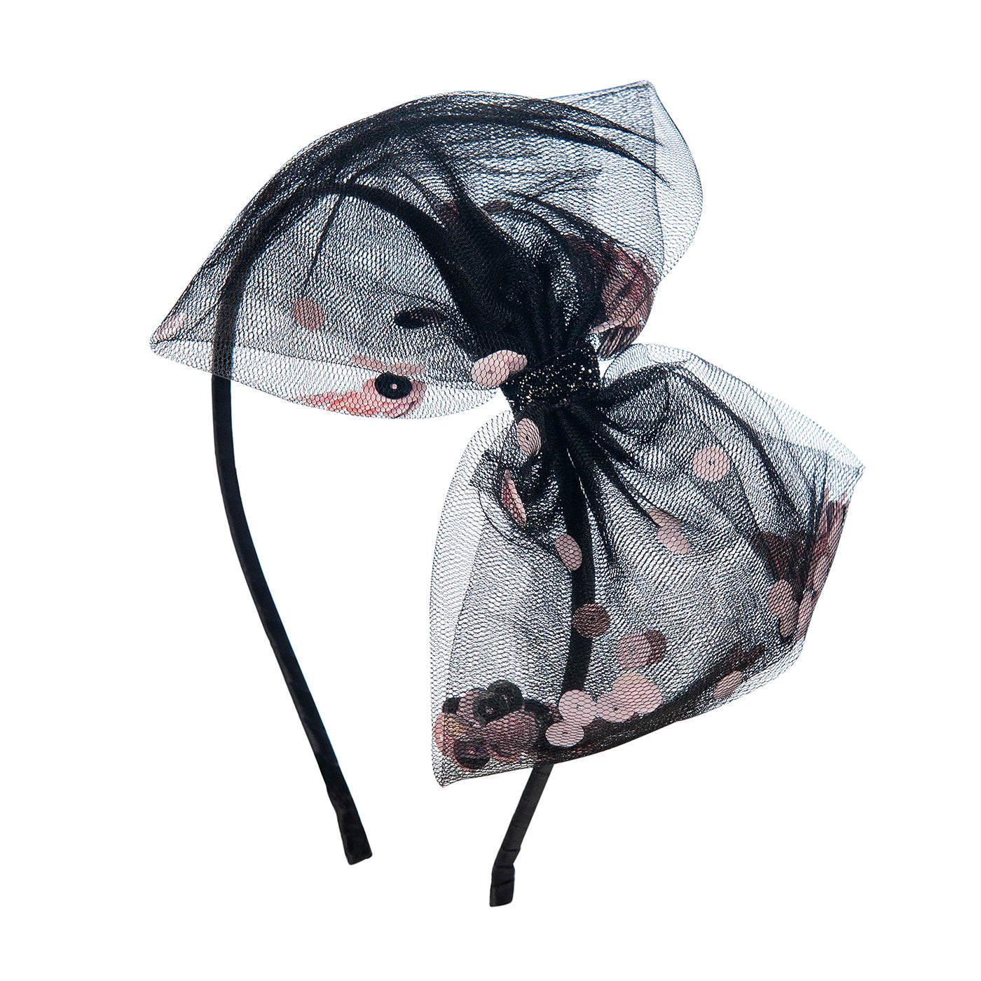 Παιδική Στέκα Μαλλιών Tulle Bow Sequins