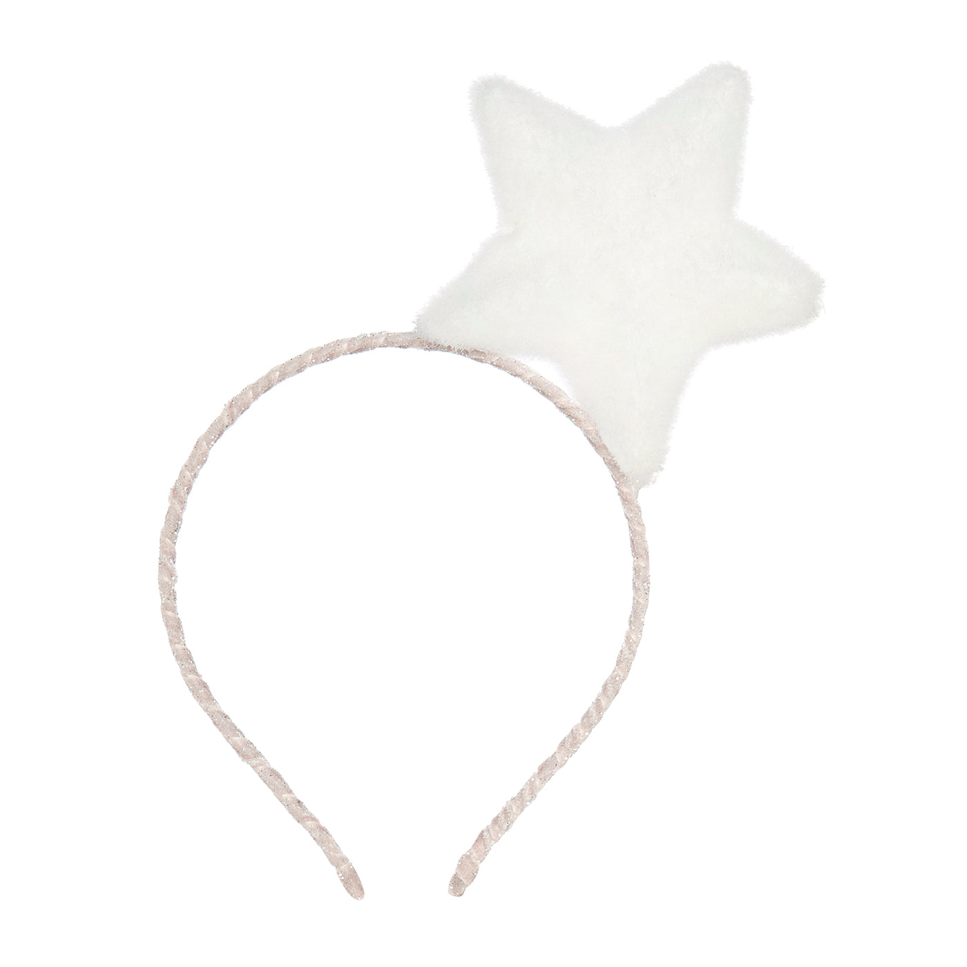 Παιδική Στέκα Μαλλιών Fluffy Silver Star