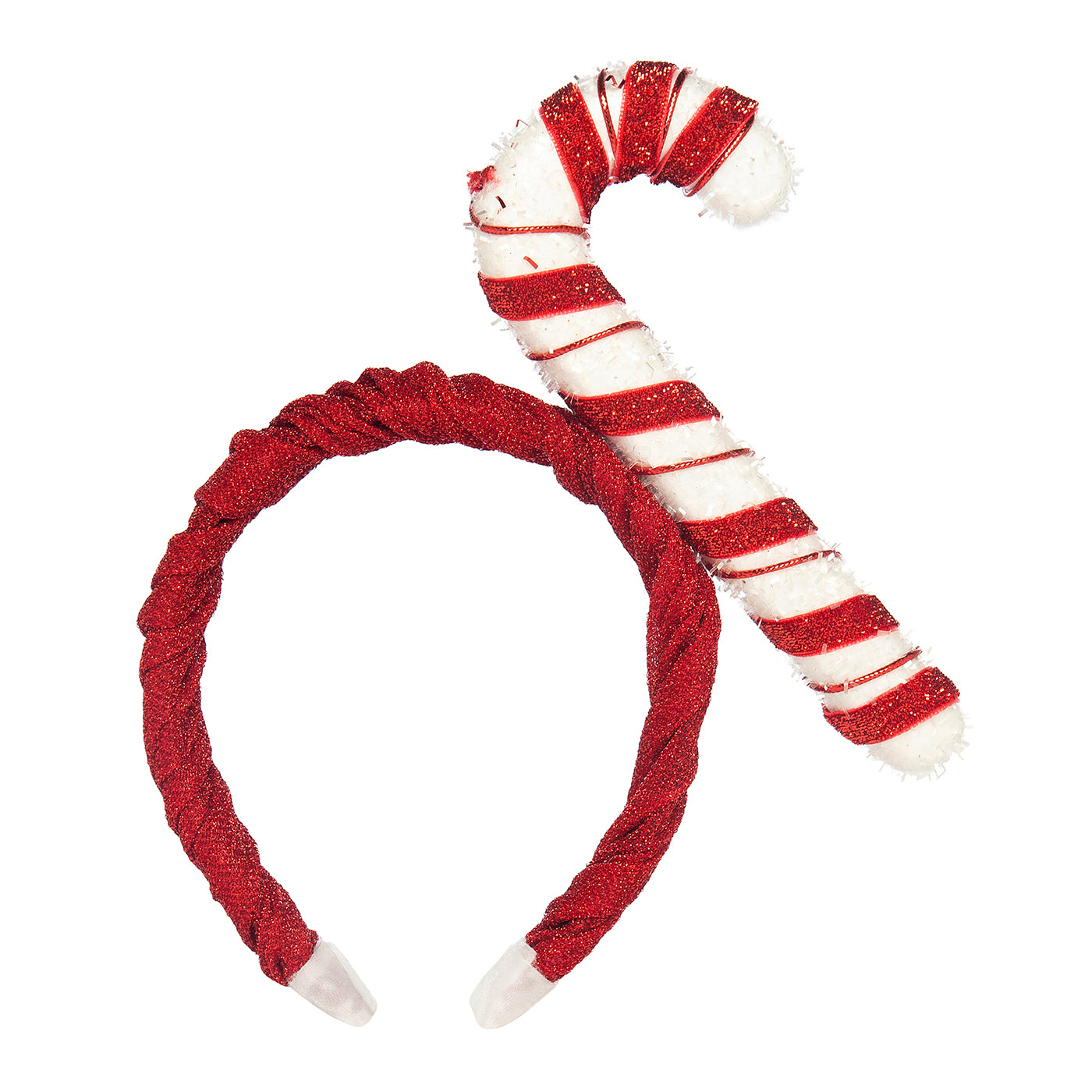 Kids Headband Huge Candycane Red