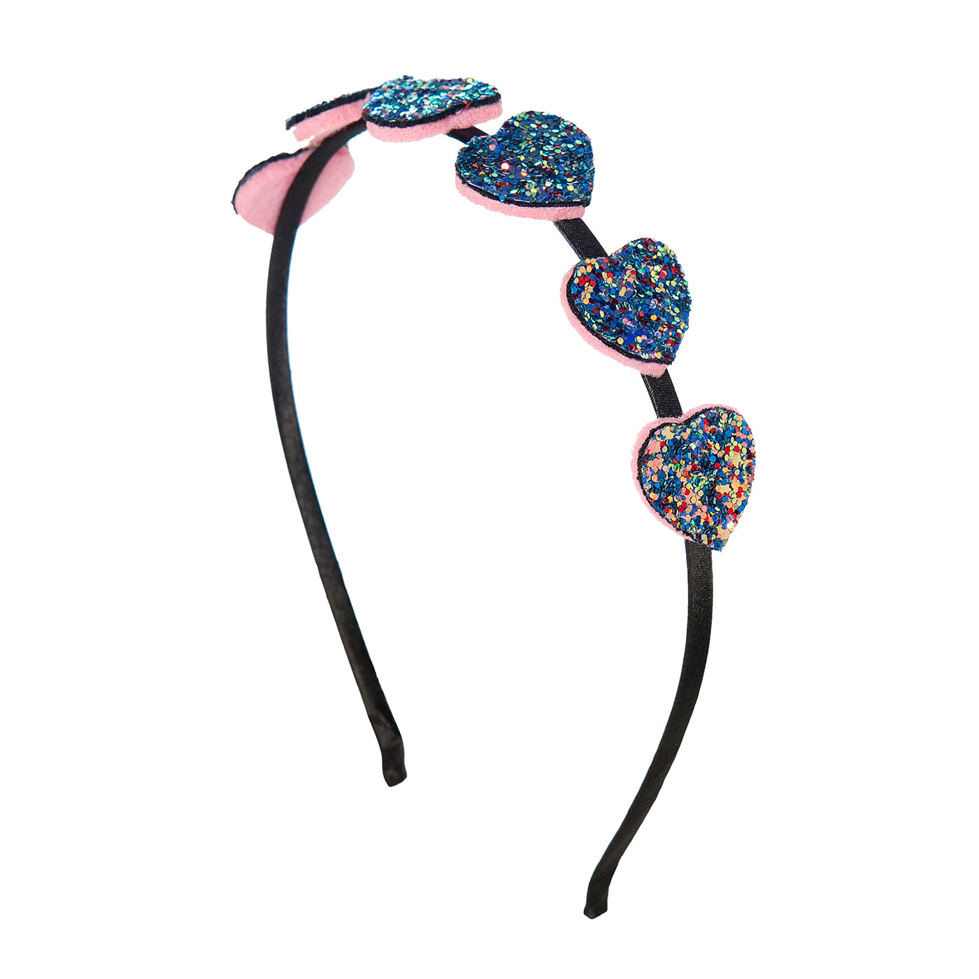 52A.tiara-miniglitter-hearts # Kids Headband Mini Glitter Hearts