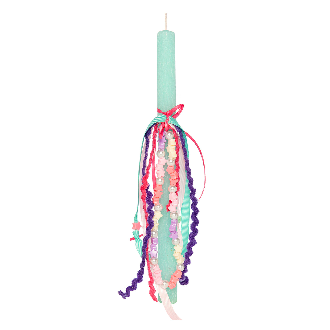 99.cand-star-necklace # Easter Candle with Stars Necklace