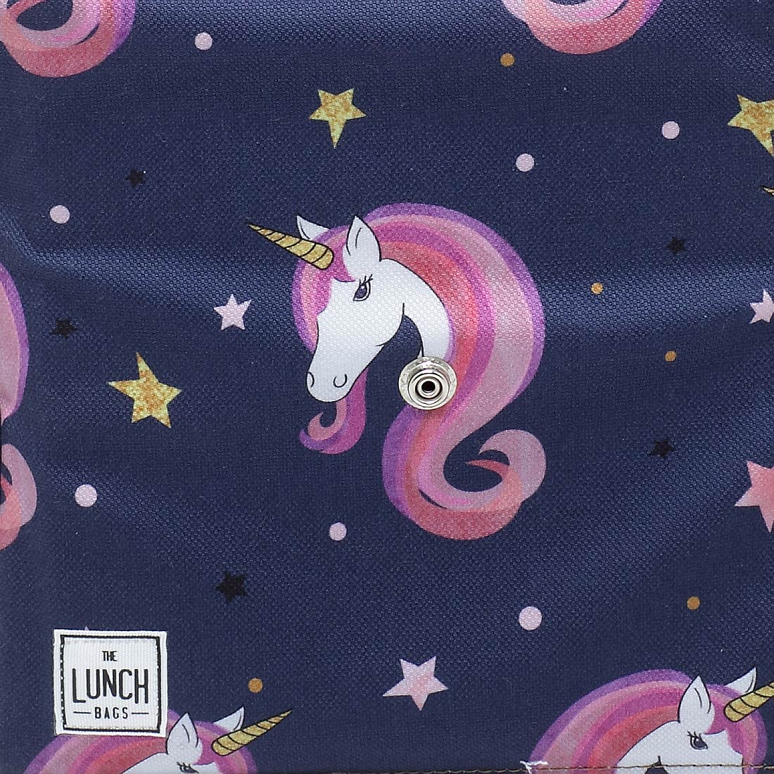 Ισοθερμική Τσάντα Γεύματος Unicorn με Ροζ Λαβή