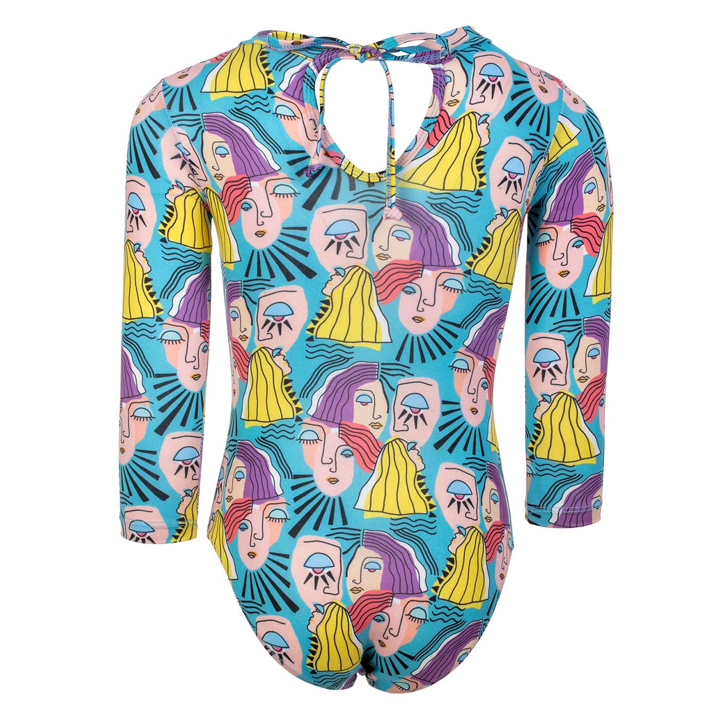 Παιδικό Μακρυμάνικο Μαγιώ Kelia Faces Blue