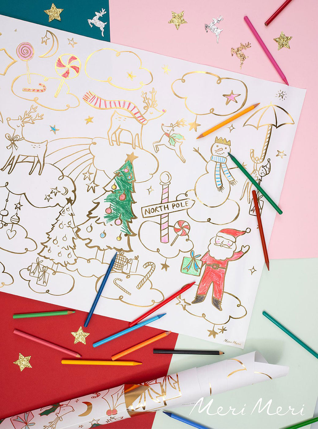 Color-in Αφίσες Χριστούγεννα