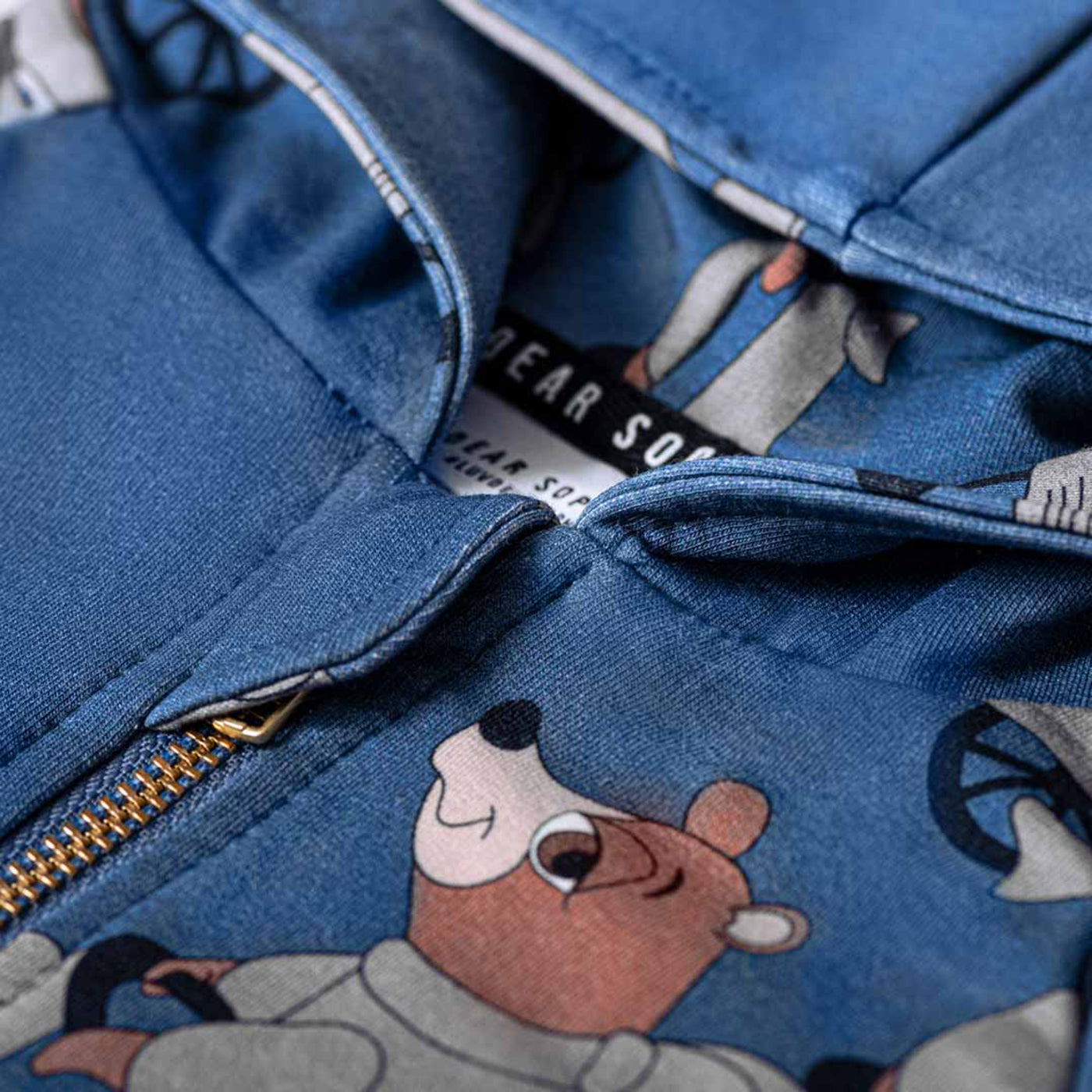 Βρεφική Ζακέτα Motobear Blue