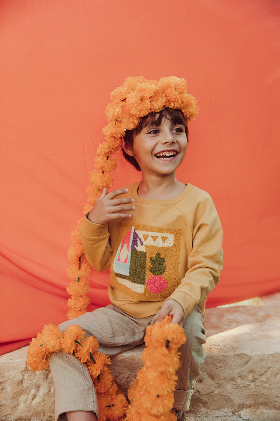 Παιδικό Παντελόνι Darshan Light Khaki