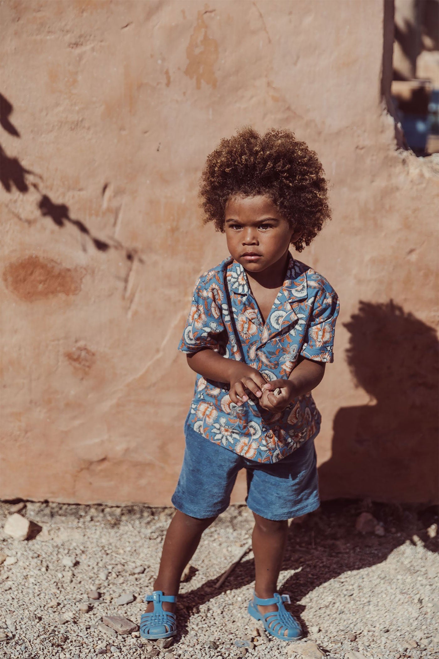 52A.MRI-S25-S0087 # Παιδικό Πουκάμισο Dolce Flowers