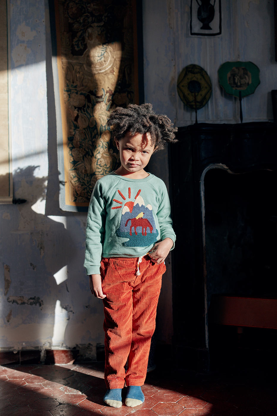 Παιδική Μπλούζα Φούτερ Samuel Sage