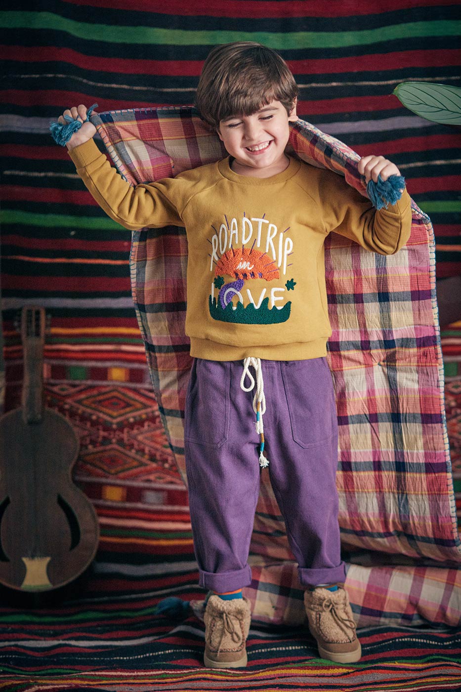 Παιδικό Παντελόνι Nasser Purple