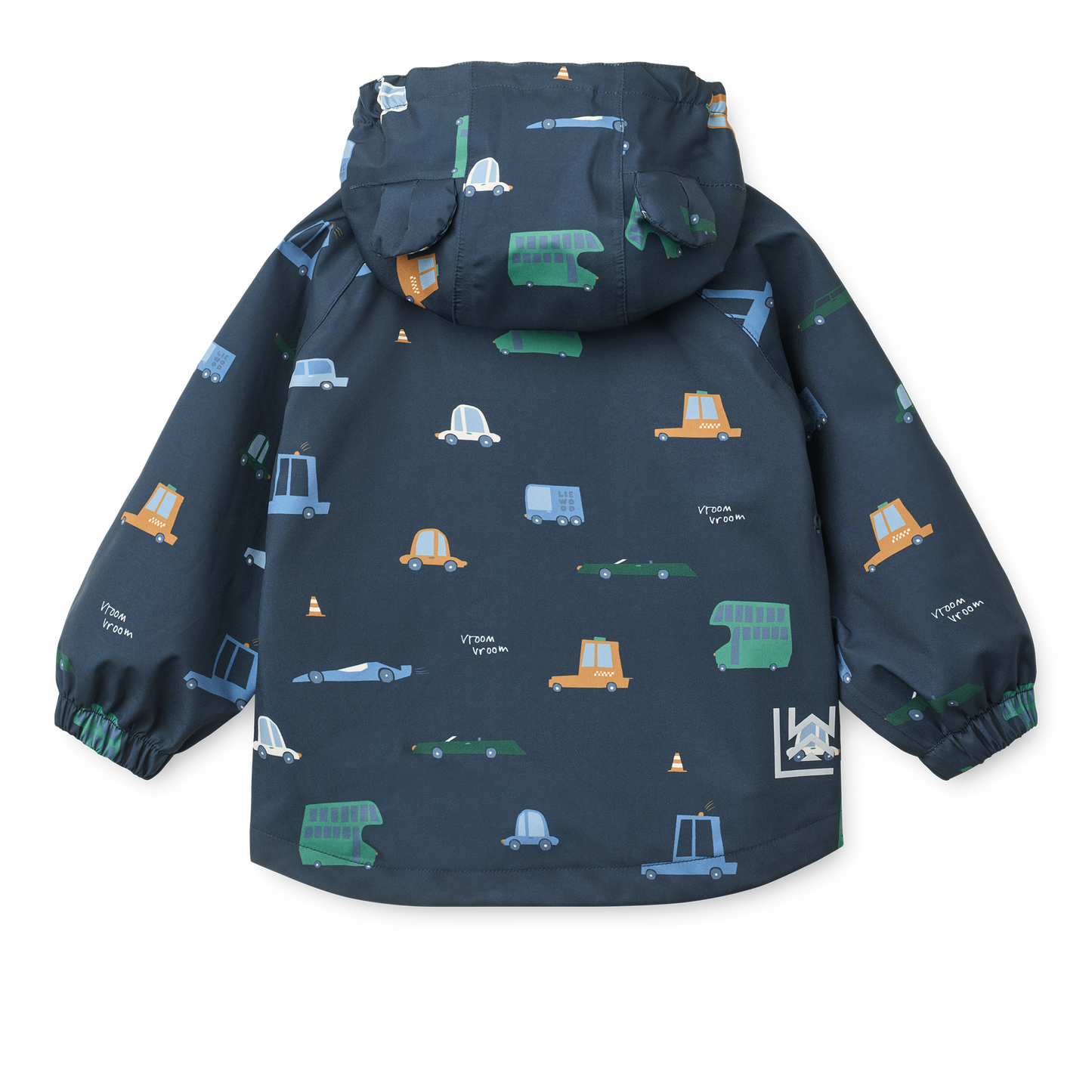 99.LW19910_2782 # Βρεφικό Αδιάβροχο Σετ Manu Cars Classic Navy