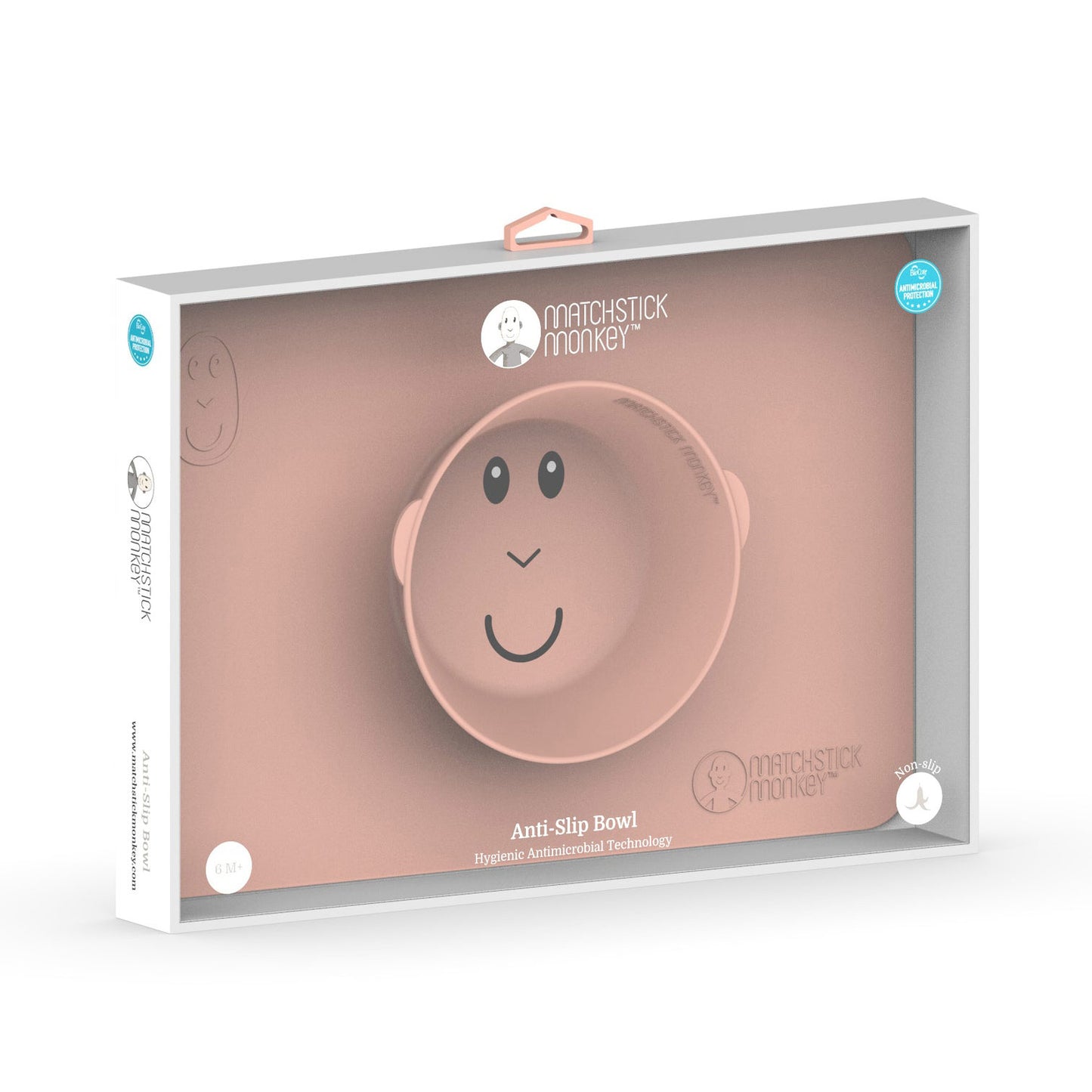 Αντιολισθητικό Μπώλ Φαγητού Dusty Pink