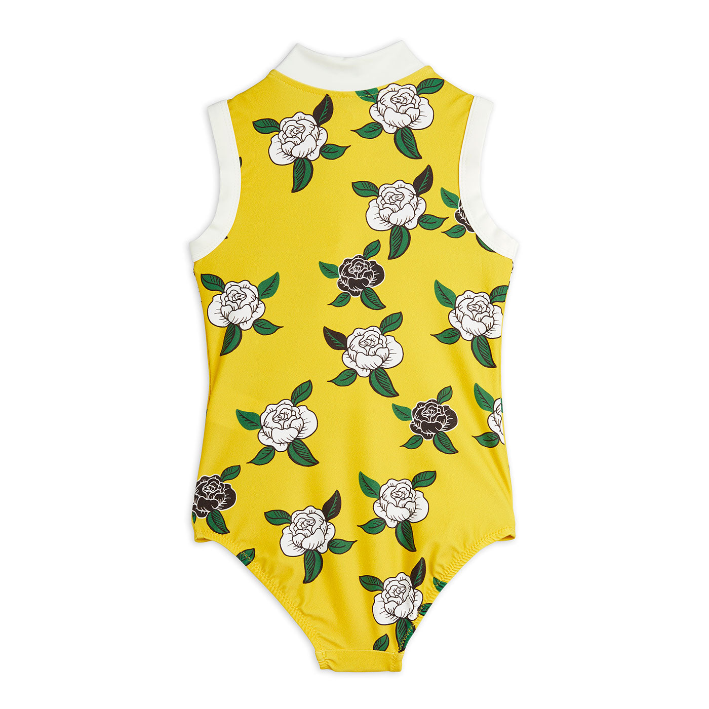 Παιδικό Ολόσωμο Μαγιώ με Φερμουάρ Yellow Roses