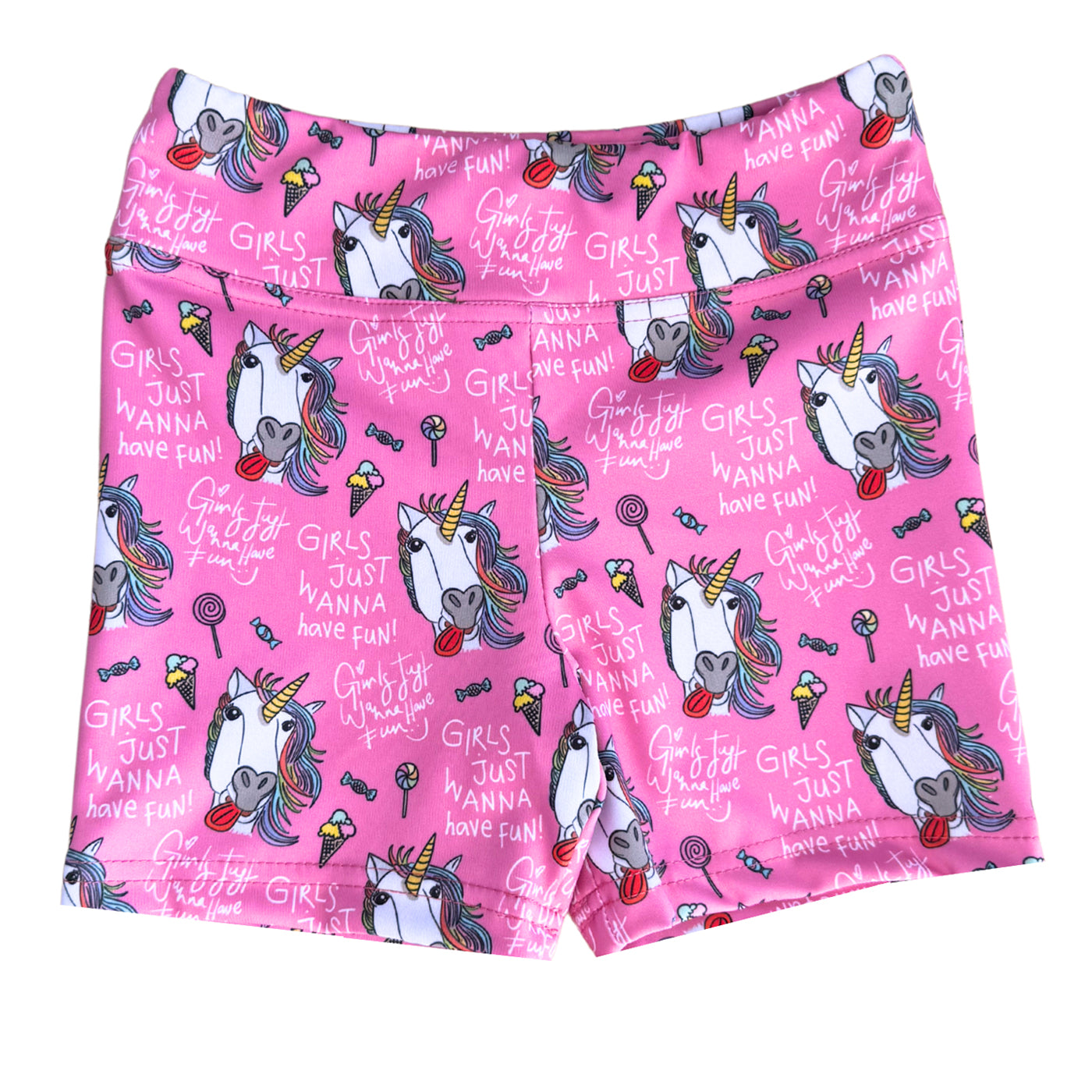 52A.251 # Παιδικό Ποδηλατικό Σορτς Pink I Love Unicorns
