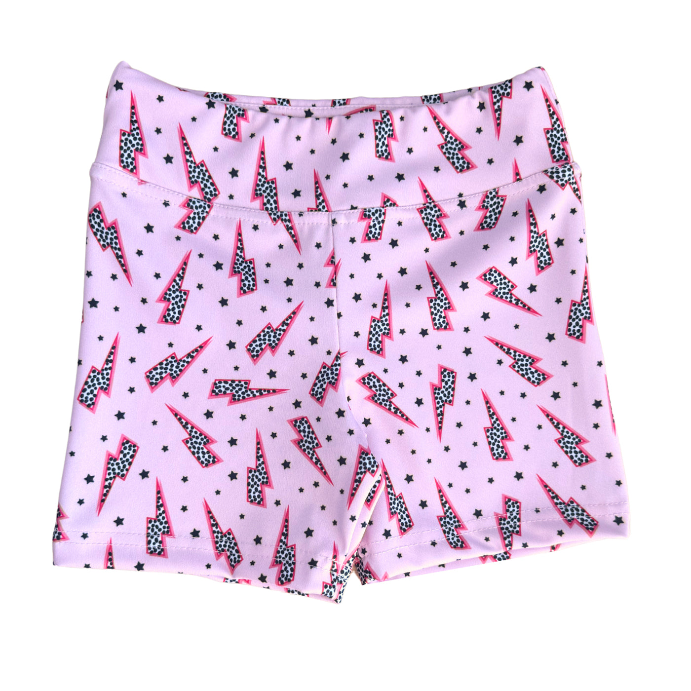 52A.258 # Παιδικό Ποδηλατικό Σορτς Pink Lighting Bolts