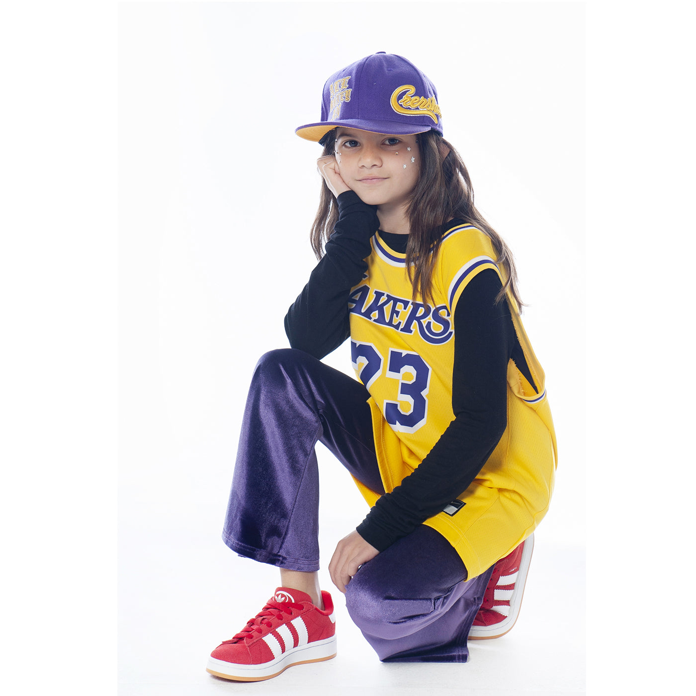 42B.Purplevlv # Kids Velvet Leggings Purple