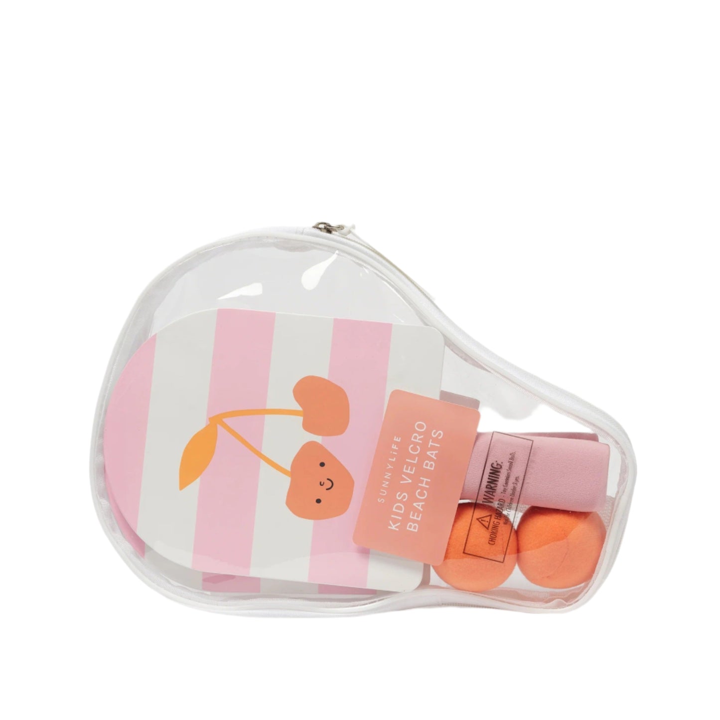 99.S51KVBPK # Kids Rackets with Velcro Cotton Candy Cherry