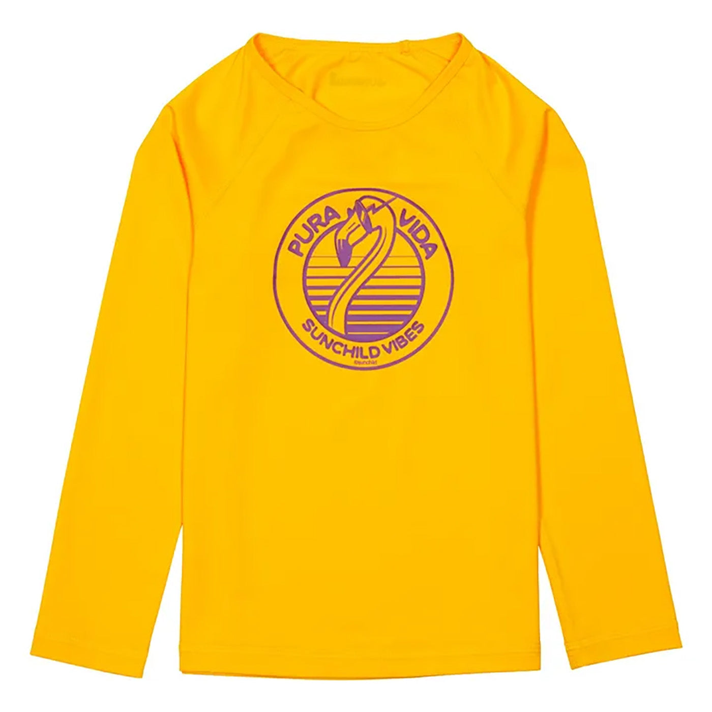 52A.SACOFLAMINGO_5002_Or # Kid's Beach Shirt Saco Flamingo Or