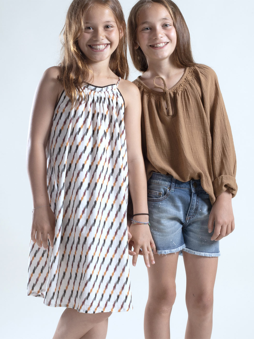 Παιδικό Τζιν Σορτς με Κρόσσια