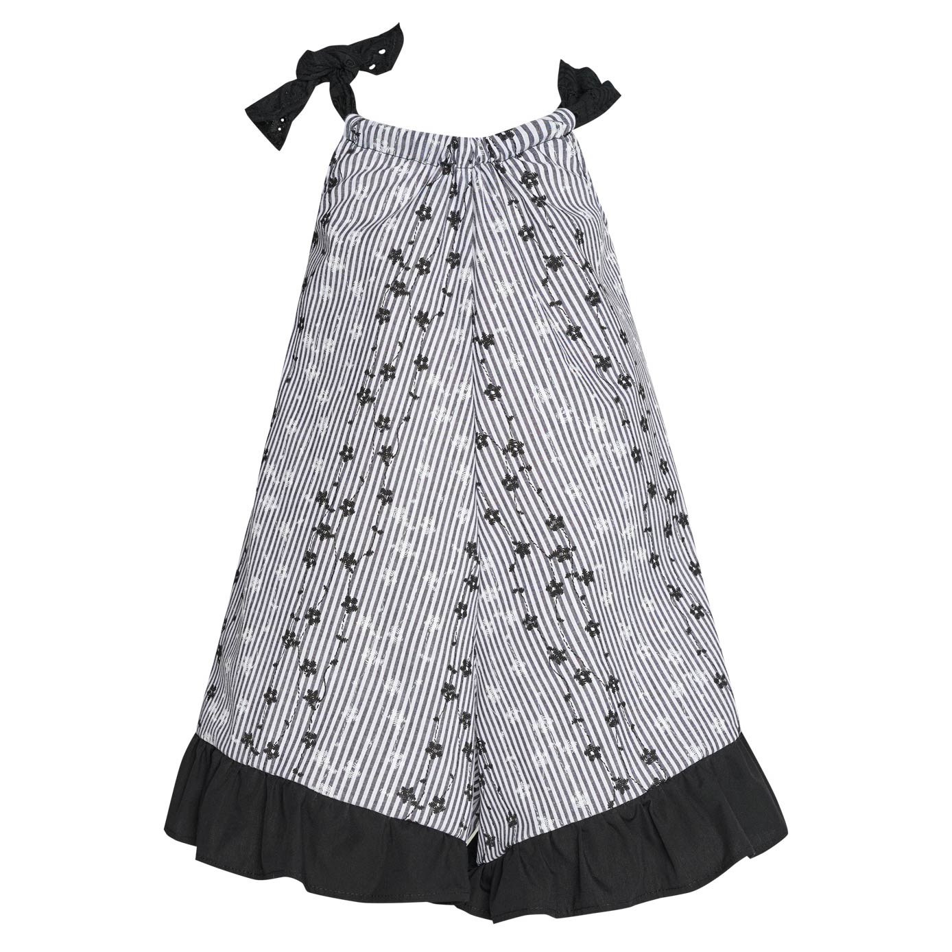 Παιδική Ολόσωμη Φόρμα Black Flower