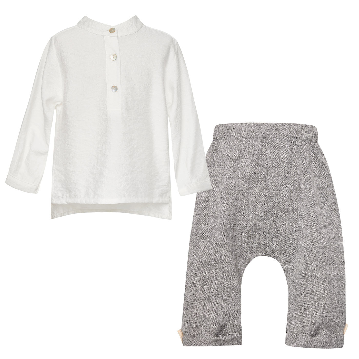 Βρεφικό Σορτς Linen Grey