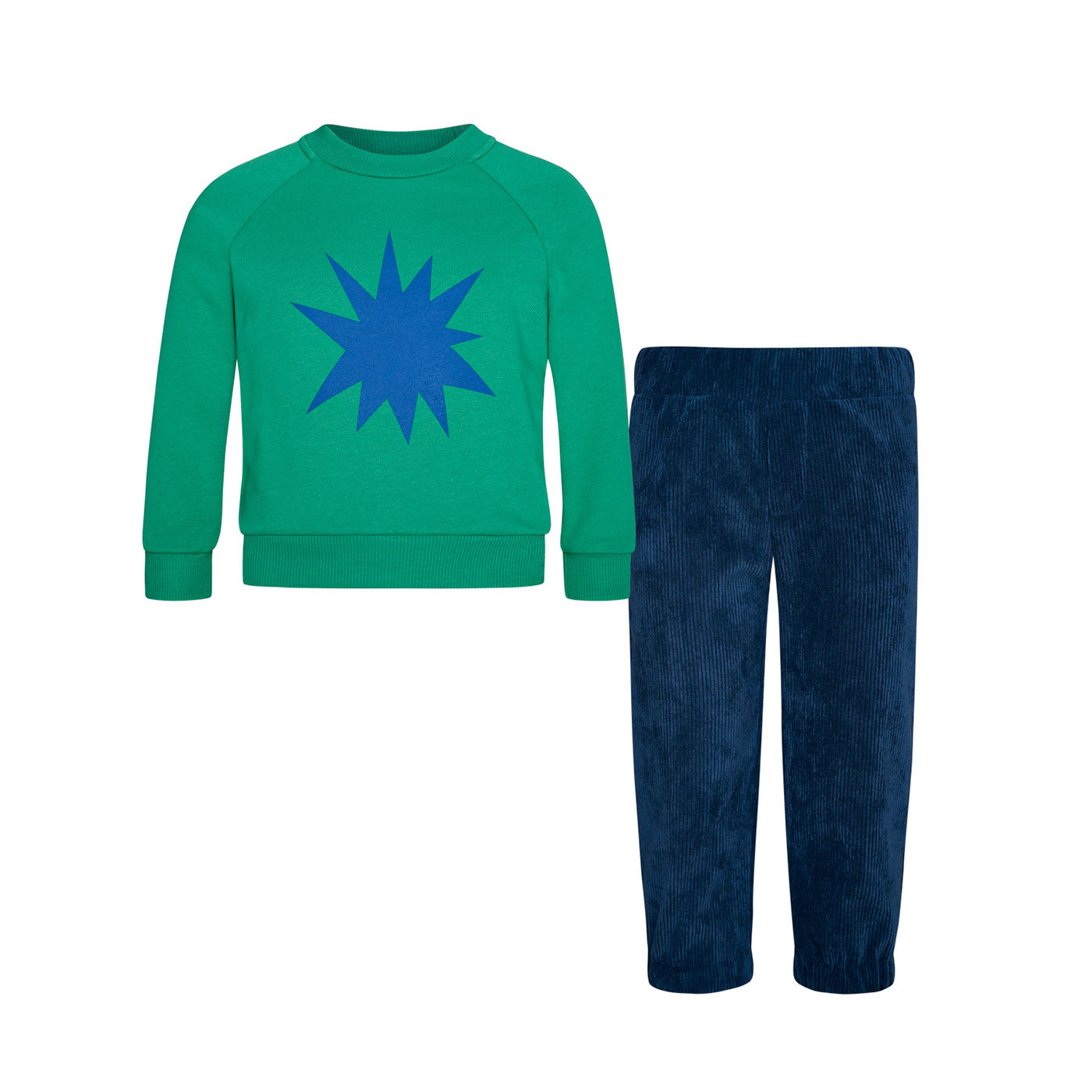 42B.T5885 # Baby Set with Corduroy Trousers Starboom