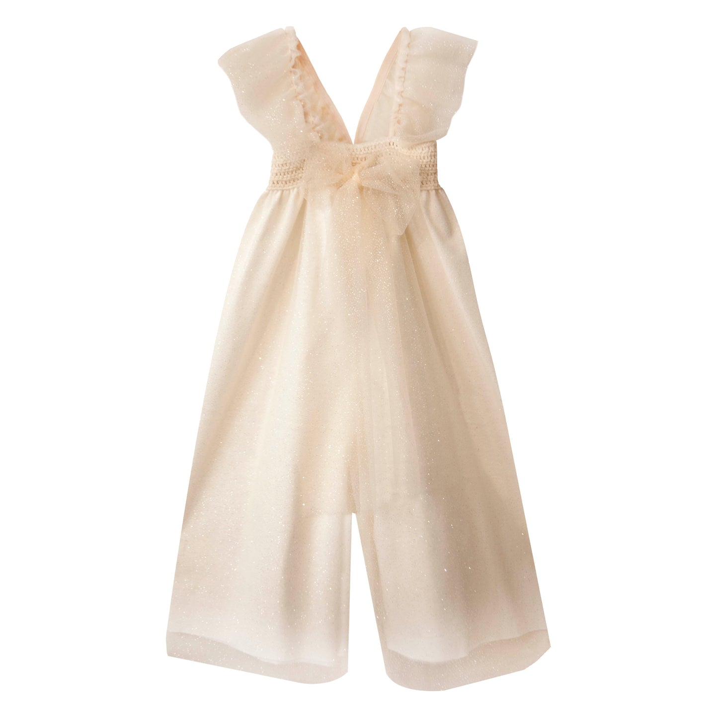 52A.T6263_GOLD # Baby Jumpsuit Whipped Cream
