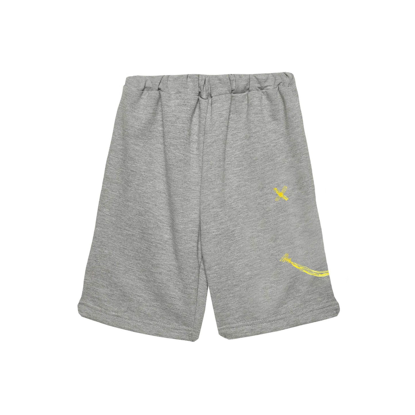 52A.T6342_WHITE # Kids Set with Shorts Smile White