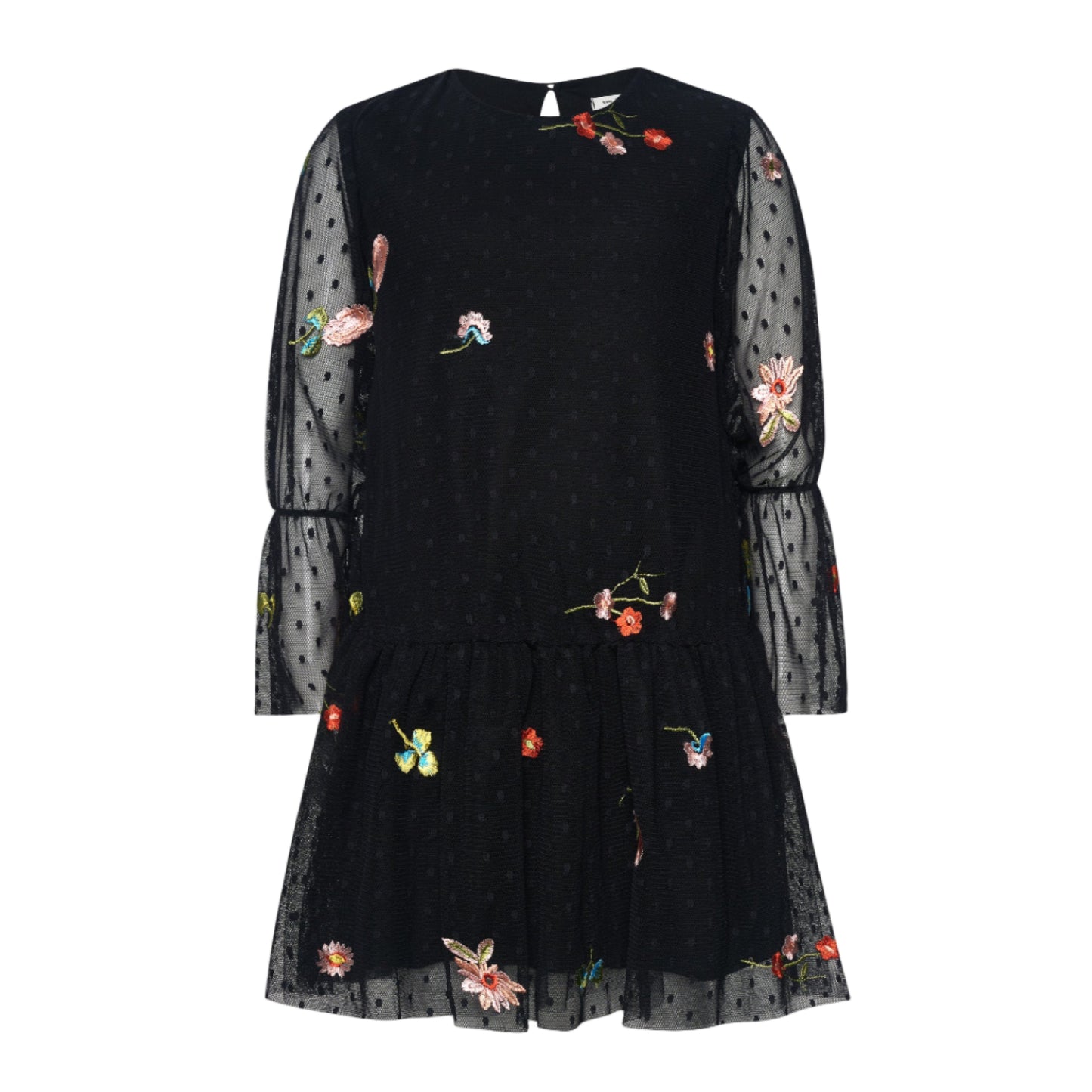 52B.T6626_BLACK # Kids Tulle Dress Dolce Vita