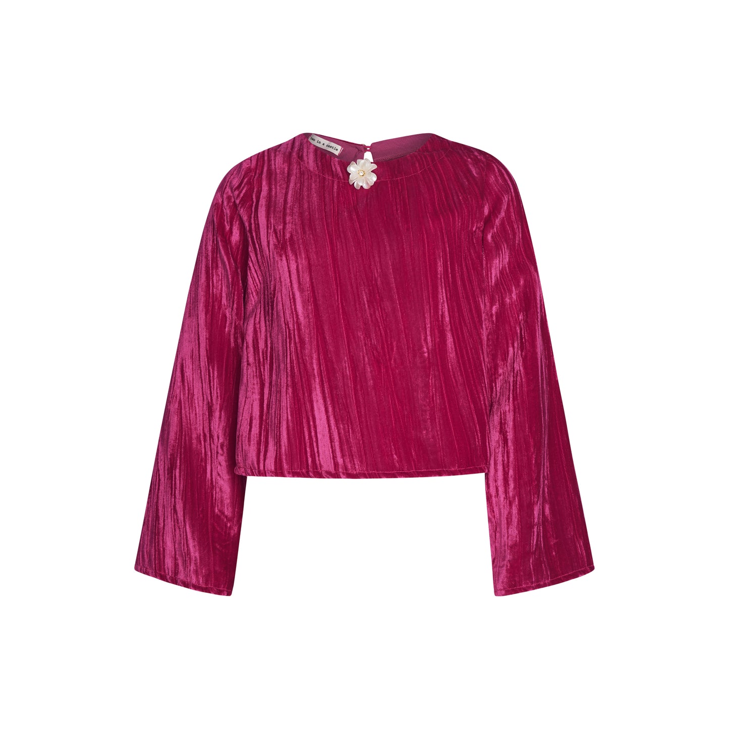 52B.T6657_FUCHSIA # Kids Set Velvet Crash
