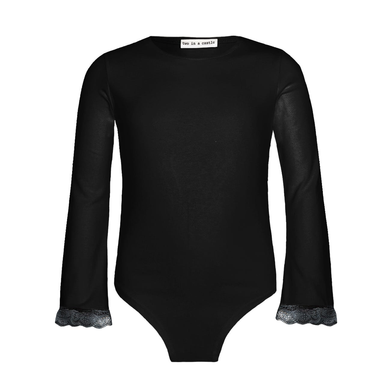 52B.T6733_BLACK # Παιδικό Μακρυμάνικο Κορμάκι Black